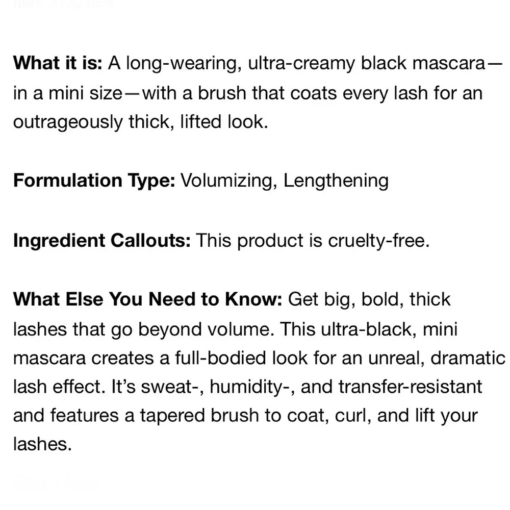 Fenty Beauty Hella Thicc Volumizing Mascara